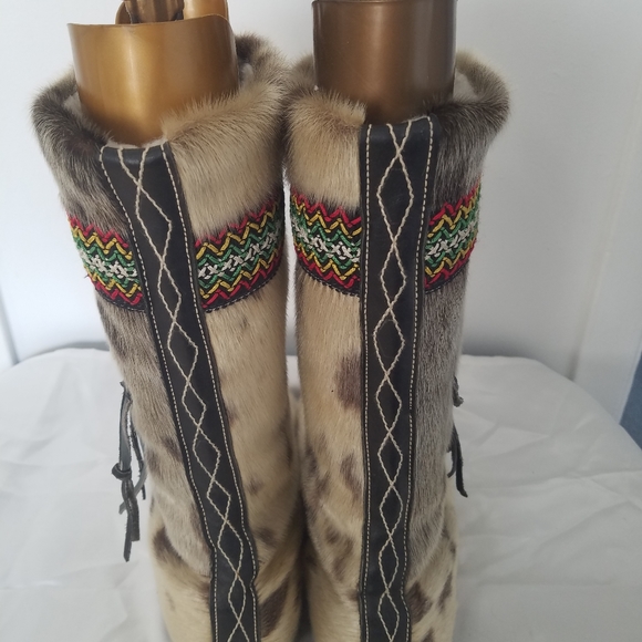 Sealskin boots vintage - Picture 3 of 7